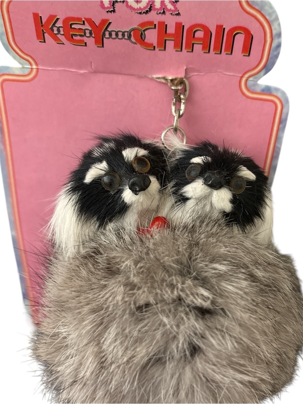 Vintage 1999 Furry Animal Pom Keychains NWT Pick One - Picture 5 of 6